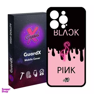 کاور گارد ایکس طرح Black Pink مدل Glass10275 مناسب برای گوشی موبایل اپل iPhone 15 Pro Max