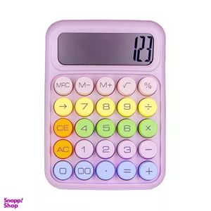 ماشین حساب رومیزی دکمه رنگی کد CLO09