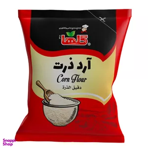 آرد ذرت گلها وزن 150 گرم بسته بندی سلفون