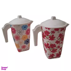 پارچ مدل گلدار بسته 2 عددی
