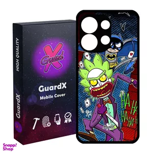 کاور گارد ایکس طرح Rick and Morty مدل Glass10154 مناسب برای گوشی موبایل شیائومی Redmi Note 13 4G