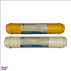 فیلتر دستگاه تصفیه آب پیوراستار مدل post carbon-mineral مجموعه 2 عددی