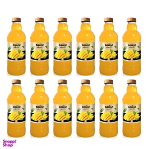 آبمیوه انبه مجتبی حجم 1 لیتر بسته 12 عددی