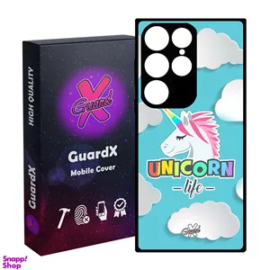 کاور گارد ایکس طرح Unicorn مدل Glass10060 مناسب برای گوشی موبایل سامسونگ Galaxy S24 Ultra