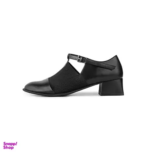 کفش رسمی زنانه چرم آگوست کد B 110077 رنگ مشکی