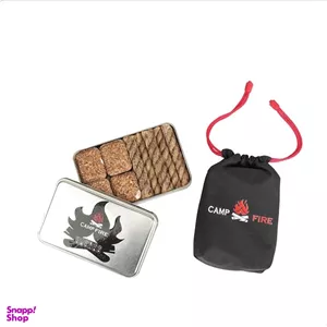 مکعب و طناب آتش زنه مدل کمپ فایر بسته 10 عددی