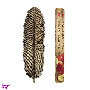 عود و جاعودی مدل سیب دارچین کد cinnamon Apple-01 مجموعه 2 عددی