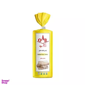 رایس کیک نمکی ا آ ب وزن 100 گرم
