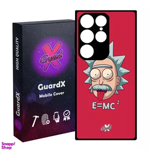 کاور گارد ایکس طرح Rick and Morty مدل Glass10046 مناسب برای گوشی موبایل سامسونگ Galaxy S24 Ultra