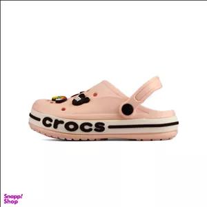 دمپایی بچگانه پاپا طرح کراکس کد 108 رنگ صورتی