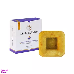 پن شستشوی پوست عسل بانو مدل گل ختمی وزن 60 گرم