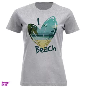 تیشرت آستین کوتاه زنانه مدل ساحل W401