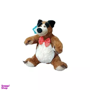 عروسک پولیشی خرس ماشا میشا ارتفاع 25 سانتی متر