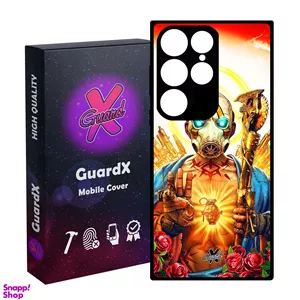 کاور گارد ایکس طرح Borderlands مدل Glass10068 مناسب برای گوشی موبایل سامسونگ Galaxy S24 Ultra
