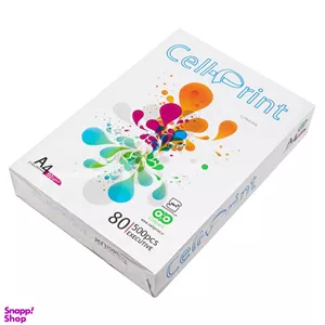 کاغذ A4 سل پرینت کد 079 رنگ سفید بسته 90 عددی