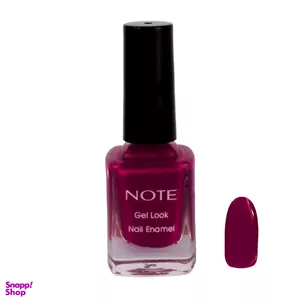 لاک ژل براق ناخن نوت مدل Gel Look شماره 10 رنگ بنفش تیره