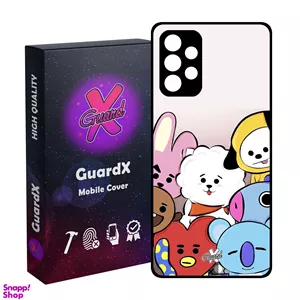 کاور گارد ایکس طرح BTS مدل Glass10118 مناسب برای گوشی موبایل سامسونگ Galaxy A52/A52S
