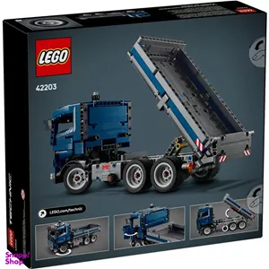 ساختنی لگو سری Technic مدل کامیون کمپرسی کد 42203