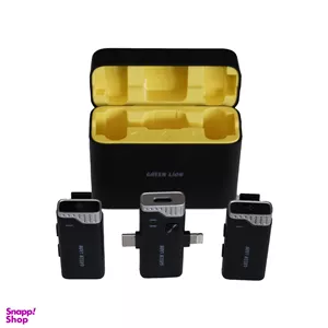 میکروفون یقه ای بی‌ سیم گرین لاین مدل GN2IN1MIC360D