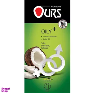 کاندوم آورز مدل Oily Plus تعداد 12 عددی