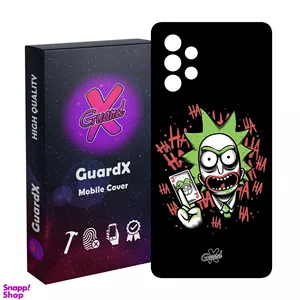 کاور گارد ایکس طرح Rick and Morty مدل Glass10151 مناسب برای گوشی موبایل سامسونگ Galaxy A52/A52S