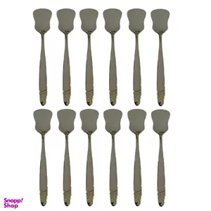 قاشق بستنی خوری مدل توت فرنگی کد 753 بسته 12 عددی