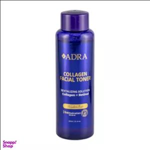 تونر پاک کننده صورت آدرا مدل کلاژن و رتینول حجم 300 میلی لیتر