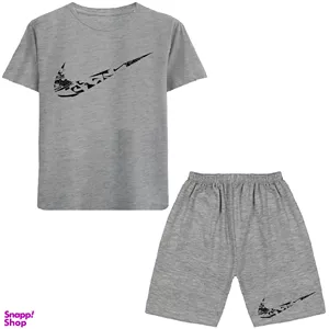 ست تیشرت و شلوارک پسرانه مدل N274 طرح NIKE