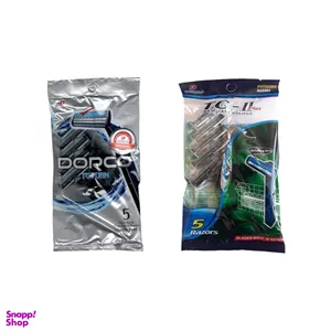 خود تراش دورکو مدل TG-II Plus بسته 5 عددی به همراه خود تراش مدل TG-708N بسته 5 عددی