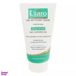 ژل مسافرتی شستشوی صورت الارو مناسب پوست چرب و مختلط حجم 150 میلی لیتر