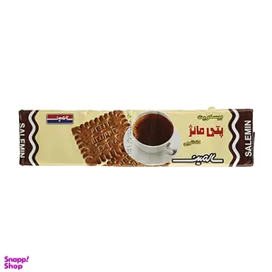 بیسکویت پتی مانژ کاکائویی سالمین شیرین عسل وزن ۱۲۵ گرم