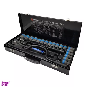 آچار بکس صنعتی فشار قوی اینتیمکث کد 4154 مجموعه 24 عددی