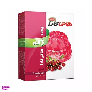 پودر ژله آلبالو هاتی کارا وزن 100 گرم