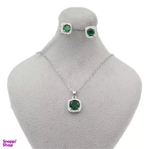 نیم ست زیور زنانه وای اس ایکس کریستال سواروسکی طرح جواهر کد JAV1890