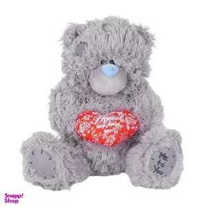 عروسک طرح خرس می تو یو قلب به دست سایز 25 سانتی متر