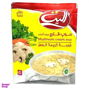 سوپ قارچ نیمه آماده الیت وزن 70 گرم