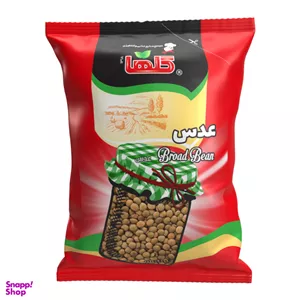 عدس گلها وزن 700 گرم بسته بندی سلفون
