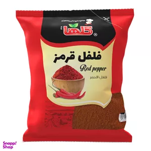 فلفل قرمز گلها وزن 80 گرم بسته بندی سلفون