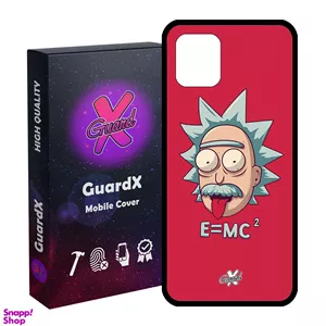 کاور گارد ایکس طرح Rick and Morty مدل Glass10046 مناسب برای گوشی موبایل سامسونگ Galaxy Note 10 Lite / A81