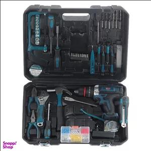 دریل چکشی باس مدل BS-16 مجموعه 118 عددی