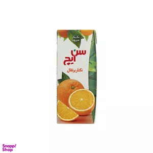 آب پرتقال سن ایچ حجم 200 میلی لیتر