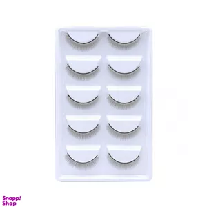 مژه آموزشی مخصوص مانکن کد 009 مجموعه ۵ جفتی