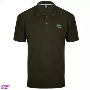 پولوشرت آستین کوتاه مردانه طرح لاکوست مدل جودون کد 271000748 رنگ یشمی