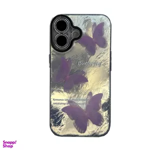 قاب گوشی موبایل مدل سه پروانه مناسب اپل iPhone 16