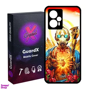 کاور گارد ایکس طرح Borderlands مدل Glass10068 مناسب شیائومی Poco F5/Redmi Note 12 Turbo