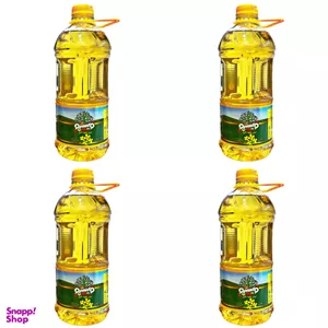 روغن مایع پخت و پز کانولا (کلزا) ویسپو حجم 3 لیتر بسته 4 عددی