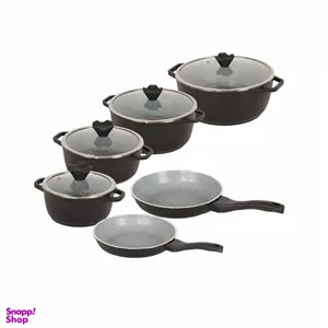 سرویس پخت و پز 10 پارچه عروس مدل کلاسیک خطی