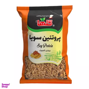 پروتئین سویا گلها وزن 800 گرم بسته بندی سلفون
