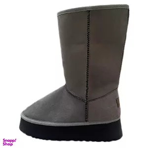 بوت زنانه طرح آگ کد 99 رنگ طوسی