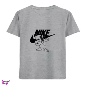 تیشرت آستین کوتاه پسرانه مدل سگ و نایک D335 طرح NIKE
